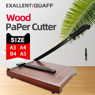 Paper Cutter Wood A3 / B4 / A4 / A5 Size Quaff Brand