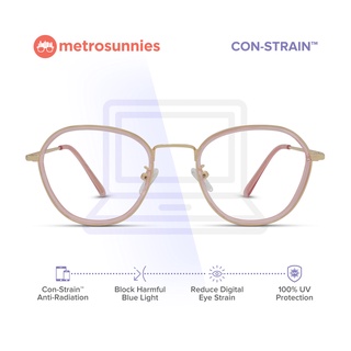 MetroSunnies Mindy Specs (Pink) / Con-Strain Blue Light / Versairy / Anti-Radiation Eyeglasses (1)