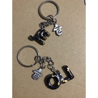 Small Resin Letter Keychains