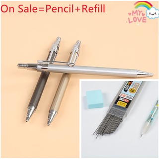 0.5/0.7Mm Metal Mechanical Pencil/ Mechanica Pencil Refill/Simple Drawing Press Pencil/Graphite Lead