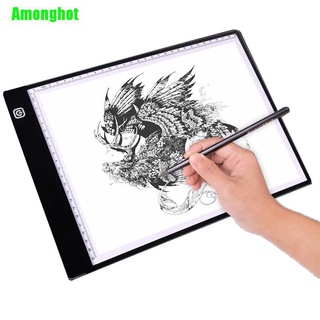 [Amonghot] A5 USB LED Artist Thin Art Stencil Board Light Tracing Drawing Pad Table Box