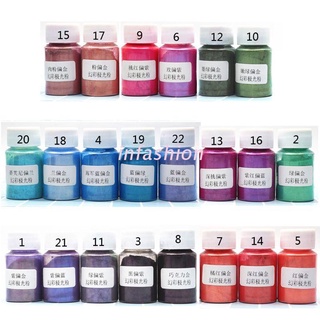 INF 10g Magic Aurora Pearl Pigment Powder Mica Pearlescent Colorants Resin Dye Jewelry Making