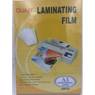 QUAFF LAMINATING FILM A3 SIZE 250MIC