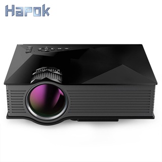 Hapok Projector Portable 1080P Projector Home Theater LED Projector WiFi Projector