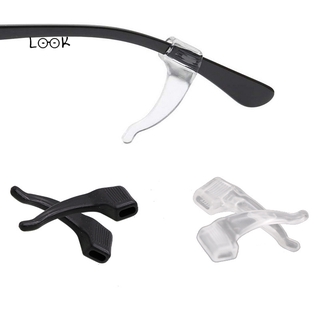 1 Pair Eyeglasses Retainers Glasses Temple Holders Silicone Anti-slip Protectors Put Ear Grip Hooks