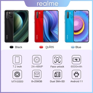 Smartphone Realme C3 6000mAh Mobile Legends phone 8GB+256GB Yugioh phone (3)