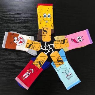 Spongebob Collection Socks High tube basketball elite sock Kyrie Irving