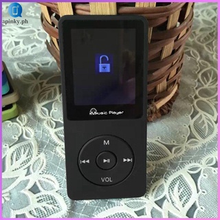 【apinky】Portable MP3 Player 64GB Music Media Player Voice Recorder FM Radio Player