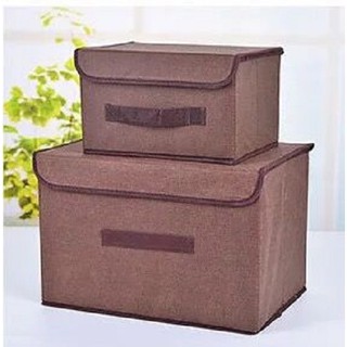 2 in 1 Foldable Storage Box Organizer