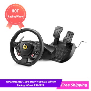 ★HOT★Thrustmaster T80 Ferrari 488 GTB Edition Racing Wheel PS5/PS4/PS3