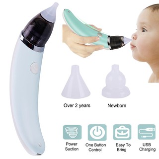 Electric USB Rechargeable Baby Nasal Aspirator Hygienic Nose Cleaner Snot Sucker