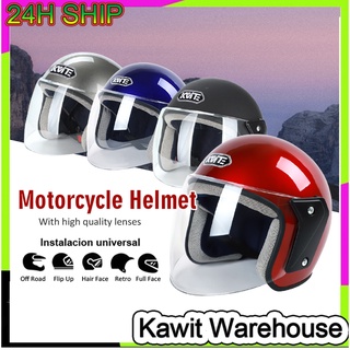 Half Face Helmet Motorcycle Bike Helmet Visor Waterproof Crash Helmet For Motorcycle