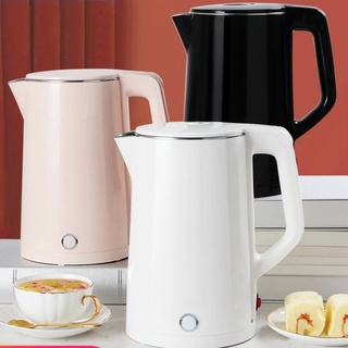 Stainless steel electric kettle 2.3L double layer anti-scalding automatic heat preservation kettle