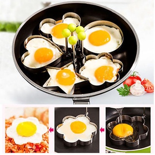 Creative Stainless Steel Omelette Cooking Mold Egg Molds Breakfast, Frying Egg Pancake Cooking Tools
