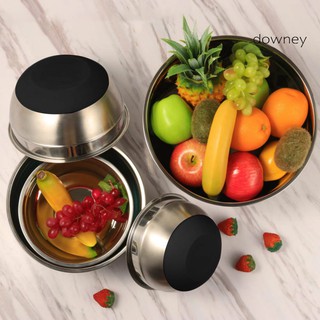 CFG-Stainless Steel Mixing Bowl Non-Skid Silicone Base Kitchen Salad Food Container