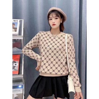 Women korean fashion knitted longsleeve Sweater