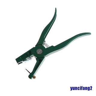 Ready Stock/☒<yuncifang2> Cattle Livestock Ear Tag Plier Applicator Puncher Tagger Identification Pi