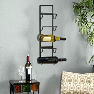 [Home Appliances]5 Level Wall Mount Wine Bottle Display Stand Kitchen Storage Shelf Rack (3)