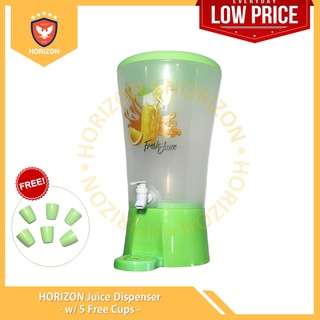 [HORIZON] BIOWARE Juice Dispenser Water Dispenser 10 Liters w/ 6 FREE Cups / B-80