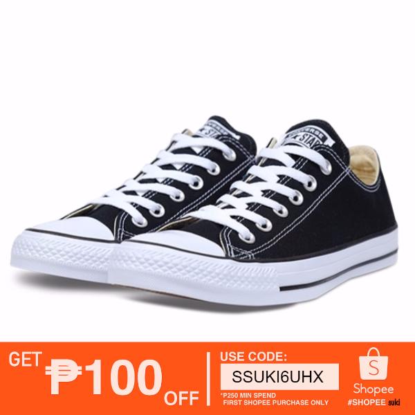 Converse low cut shoes for men and women.