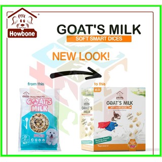Howbone GOAT'S MILK SOFT DICES 4x45g Dog Snack Snacks Treats 180g How Bone