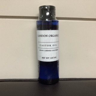 Landon Organics - Castor Oil 100 ml (Organic, Cold Pressed, Unrefined)
