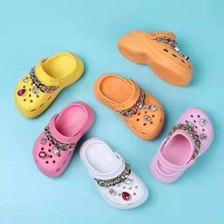 Baby & Kids Fashion☋Yanan170 New Arrival Kids Bae Clogs HighHeels With Free Chain and Free Jibbits D