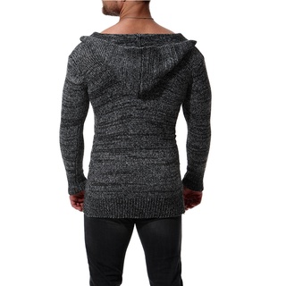 Winter Sweater Men Solid Color Turtleneck Sweaters Warm Casual Knitted Pullovers Sweater ImSm