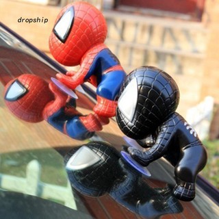 DPSP_Auto Supplies Cartoon Climbing Spider Man Window Sucker Car Interior Decoration