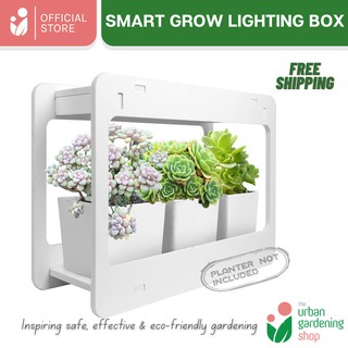 The Urban Gardening Shop | Smart Grow Lighting Box| Full Spectrum Grow Light System for Mini Gardens