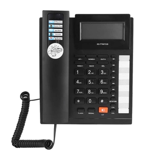 KX-T7007 Corded Telephone Home Office Hotel Desktop Phone Dual Interface Caller ID Telephone Landlin