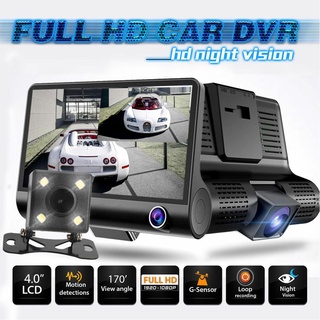 ❒◎Brand New Hot Sale 4" HD 1080P Dual Lens Rearview Car DVR Camera Video Recorder Dash Cam G-Sensor