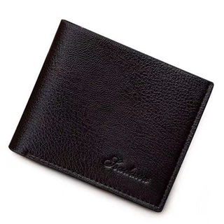 mini bag❀Men Wallets Mens Wallet leather for Short Card Holder Mini PU Purse Korean Thin Slim W