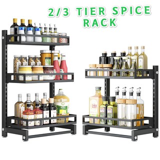 2/3 Layer Spice Rack Condiments Organizer