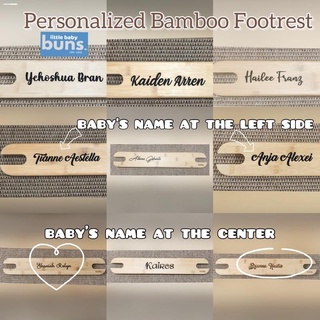 New products♘┅♘Personalized Bamboo Baby Footrest (for IKEA Antilop and Babyhood Highchair)