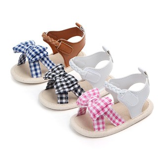 Summer Baby Girl Soft Bottom Sandals Toddler Princess Bow-knot Shoes