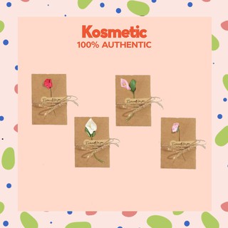 DIY Greeting Card Kraft Paper Handmade Dried Flower Postcard