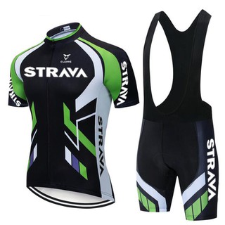 STRAVA Team Cycling Jersey Clothing Set Mens Bicycle MTB Racing Ropa Summer Hombre Roupa Bike Jersey