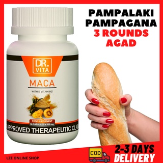 Dr. Vita Maca Health Supplement for Men Energy Booster and Fertility Enhancer with B Vitamins