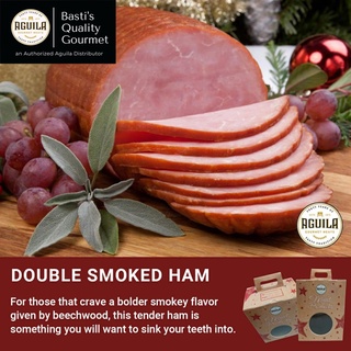 Aguila Holiday Double Smoked Ham 1kg with Gift Box