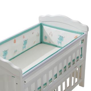 Kids Crib 3D Ruffle Breathable Mesh Anti-Collision Bed Products (1)