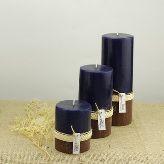 Julien Moody NAVY BLUE Set of 3 Scented Candle (BUAN COMPANY)