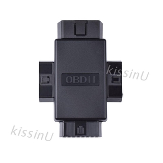 kiss* 16 Pin OBD2 Car Connector Plug 1 Male To 3 Female Diagnostic Cables Tool Adapter