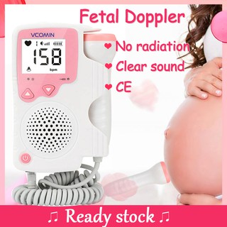 Pocket Fetal doppler pregnant women listen to heart no radiation measuring fetal stethoscope (1)