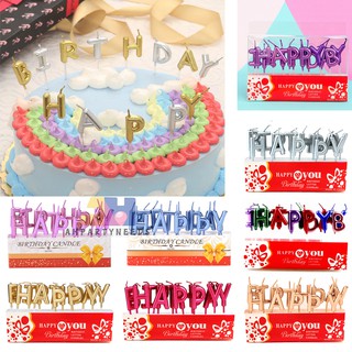happy birthday letter candle for decoration cake party partyneeds alehuangpartyneeds