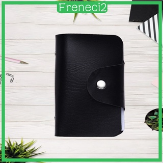 [FRENECI2] PU Leather ID Credit Cards Wallet Holder Card Organizer Gifts Blue