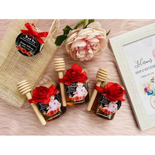 ♞PURE HONEY 50ML WITH DIPPER & SINAMAY BAG SET SOUVENIRS