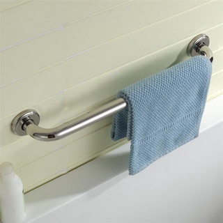 ⊕∋✾Bathroom Tub Toilet 304 Stainless Steel Handrail Grab Bar Shower Safety Support Handle Towel Rack
