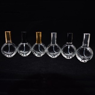 MORE☺10ml Clear Reusable Refillable Travel Perfume Atomizer Glass Pump Spray Bottle (7)
