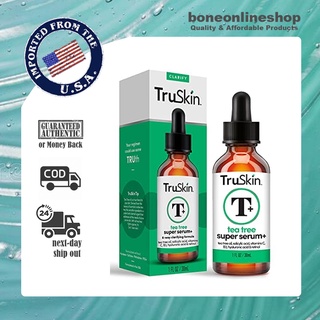 Truskin Tea Tree Clear Skin Serum, Age-Defying formula for acne-pron